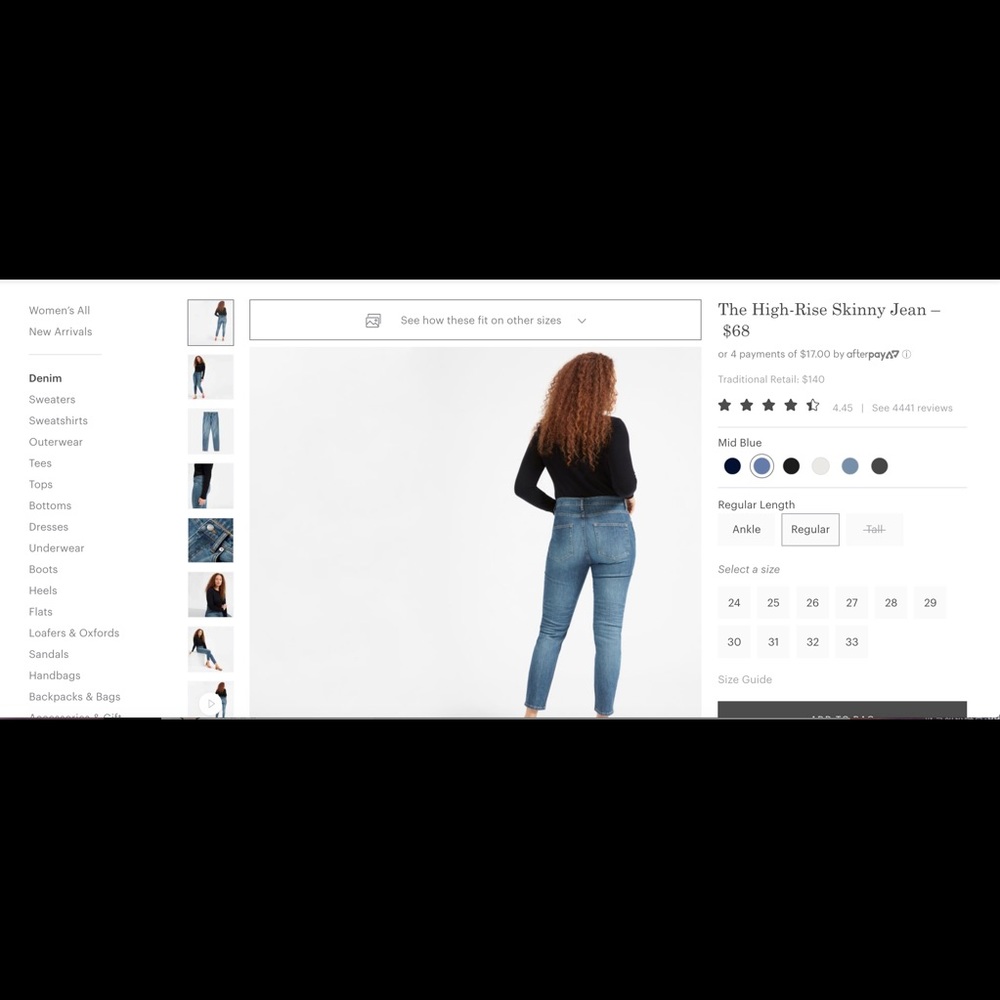 Everlane The High-Rise Skinny Jean